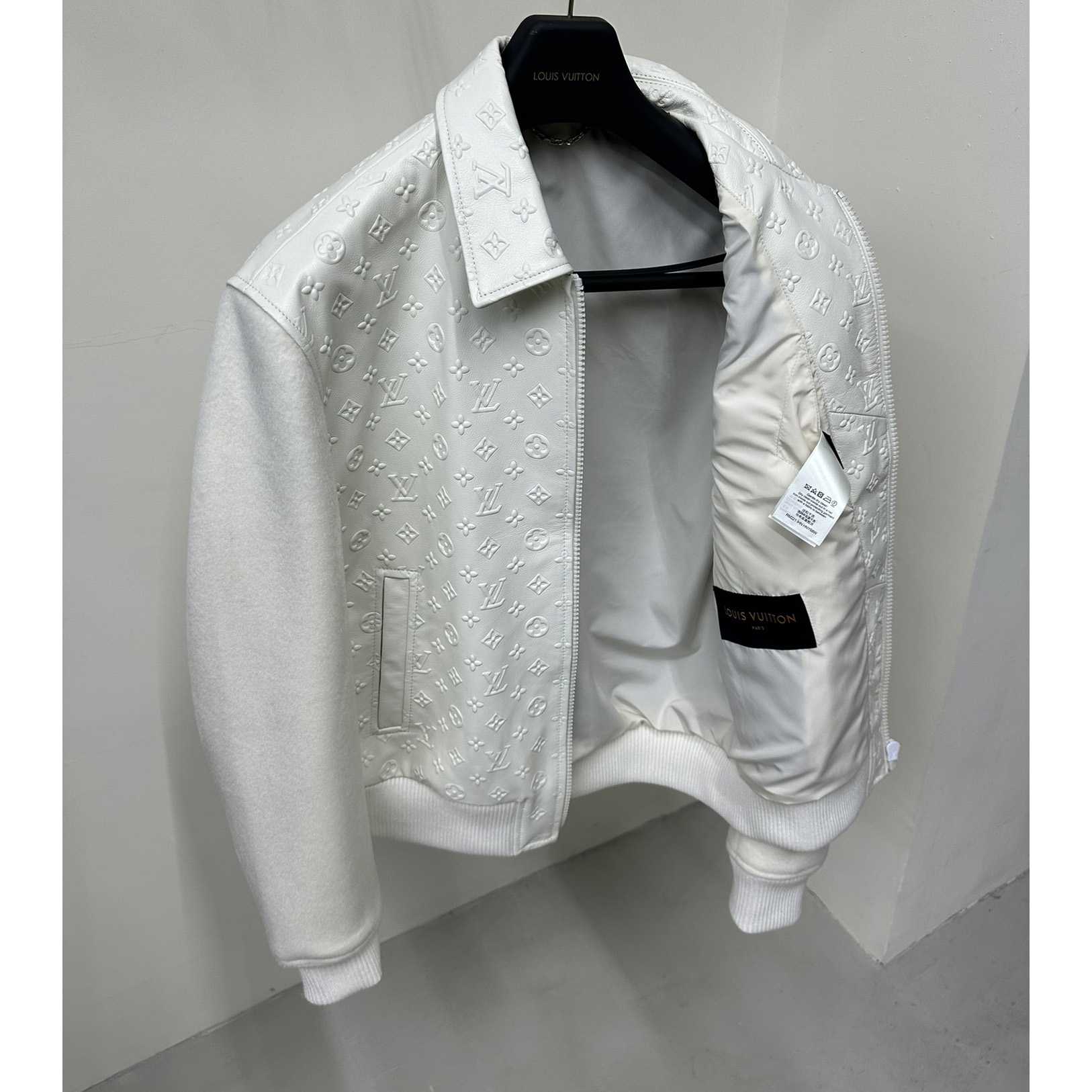 Louis Vuitton LVSE Debossed Monogram Mix Leather Blouson     1AAT5Q - EUR FASHION
