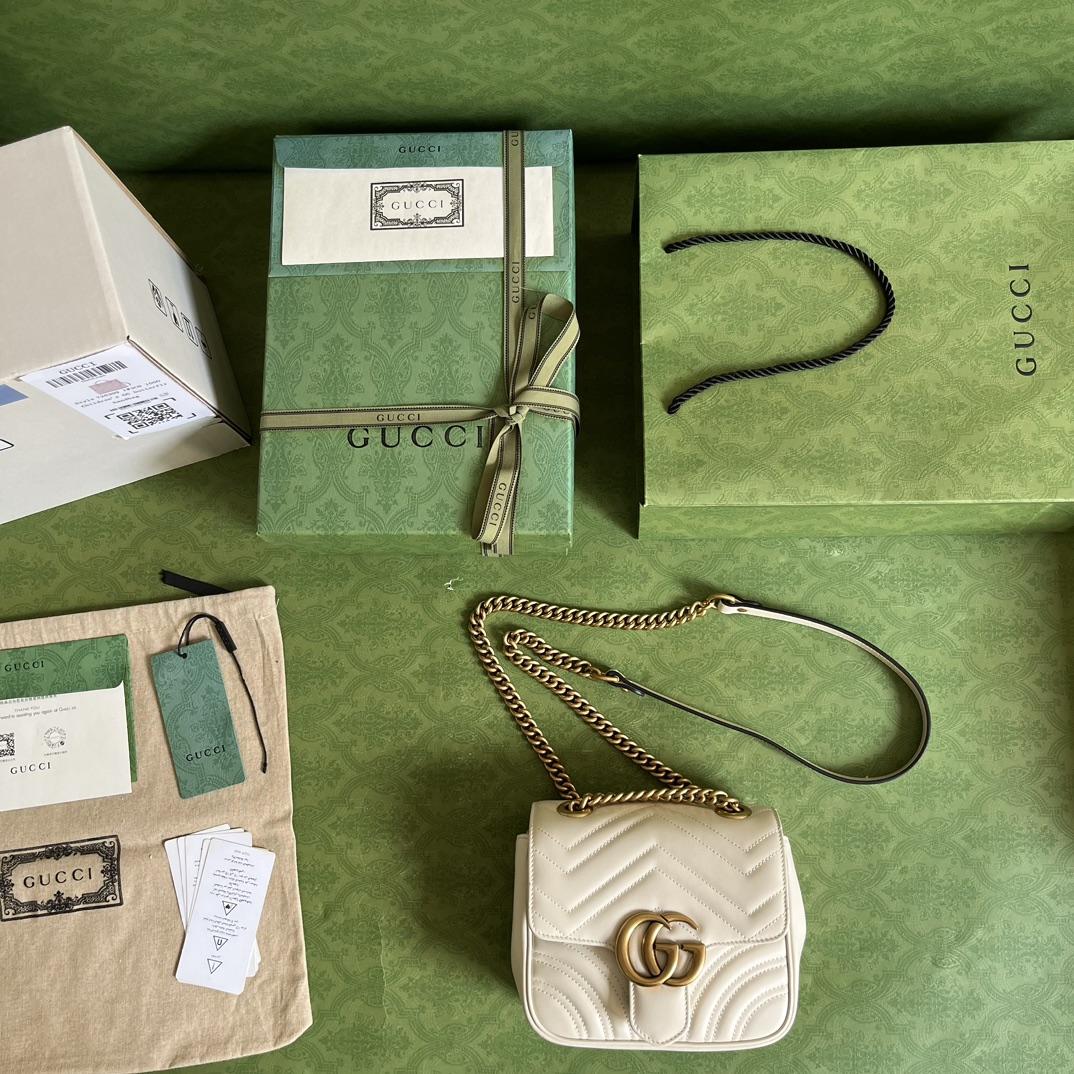 Gucci GG Marmont Mini Shoulder Bag(18-13.5-8cm) - EUR FASHION