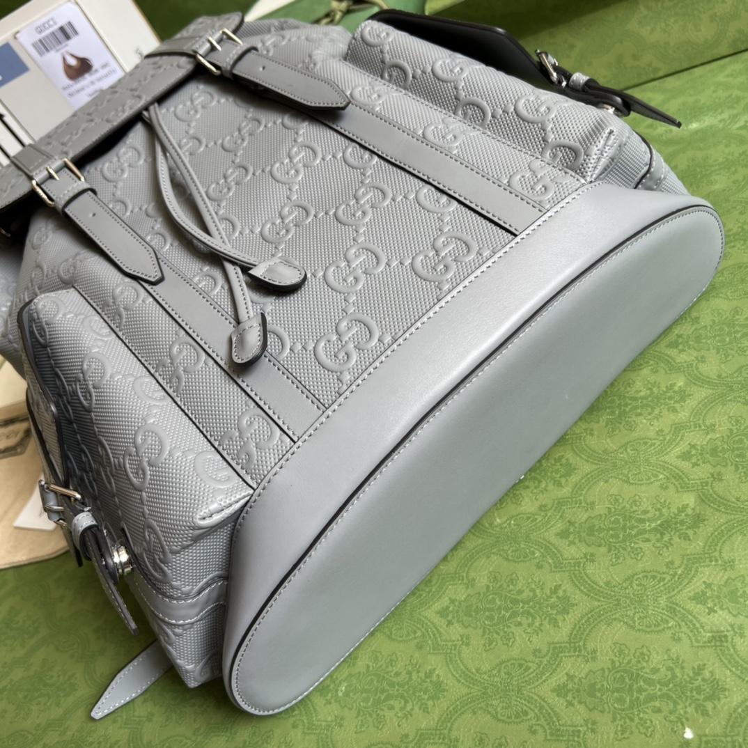Gucci GG Embossed Backpack(34-41-12cm) - EUR FASHION