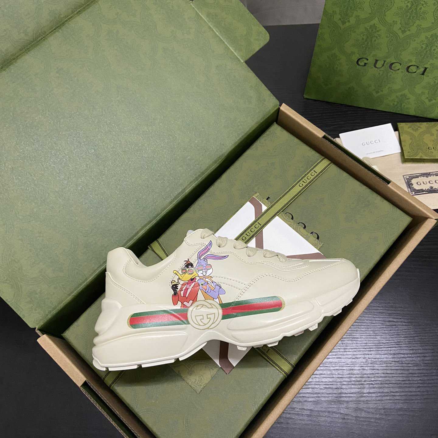 Gucci Rhyton Sneaker With Animal Print(upon uk size) - EUR FASHION