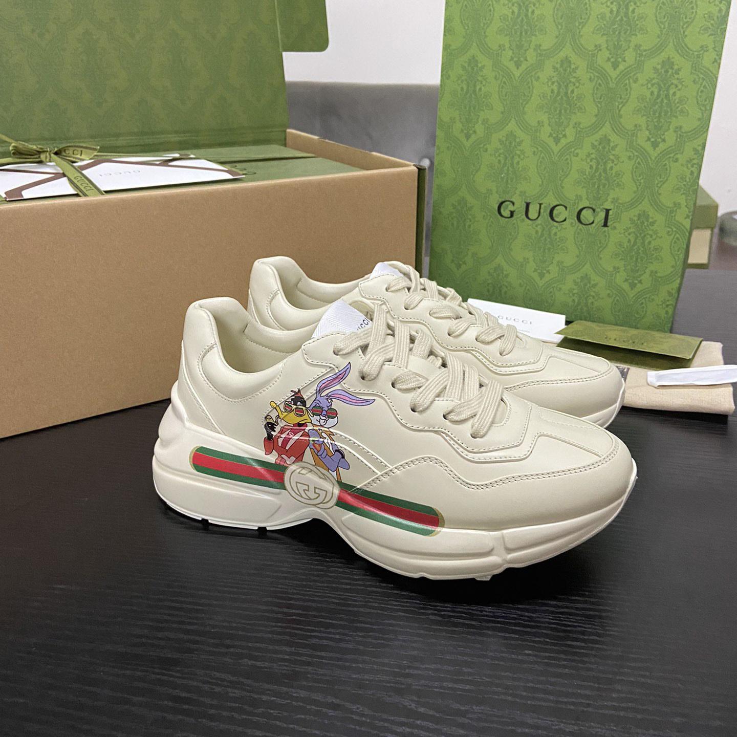 Gucci Rhyton Sneaker With Animal Print(upon uk size) - EUR FASHION