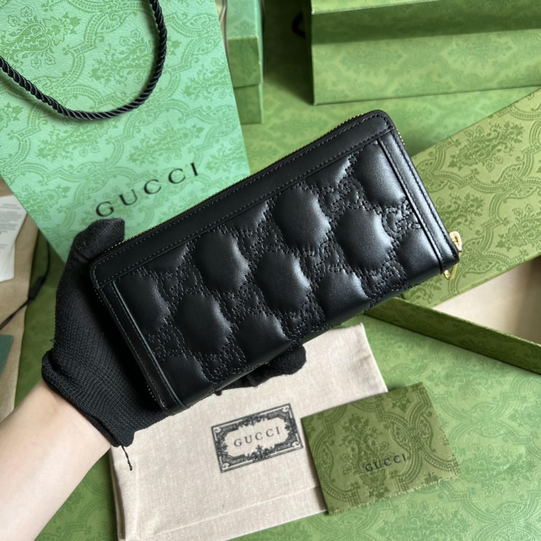 Gucci GG Matelasse Zip-around Wallet - EUR FASHION