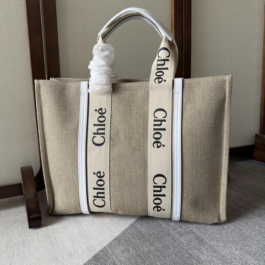 Chloe Large Woody Tote Bag(45-33-13 cm) - EUR FASHION