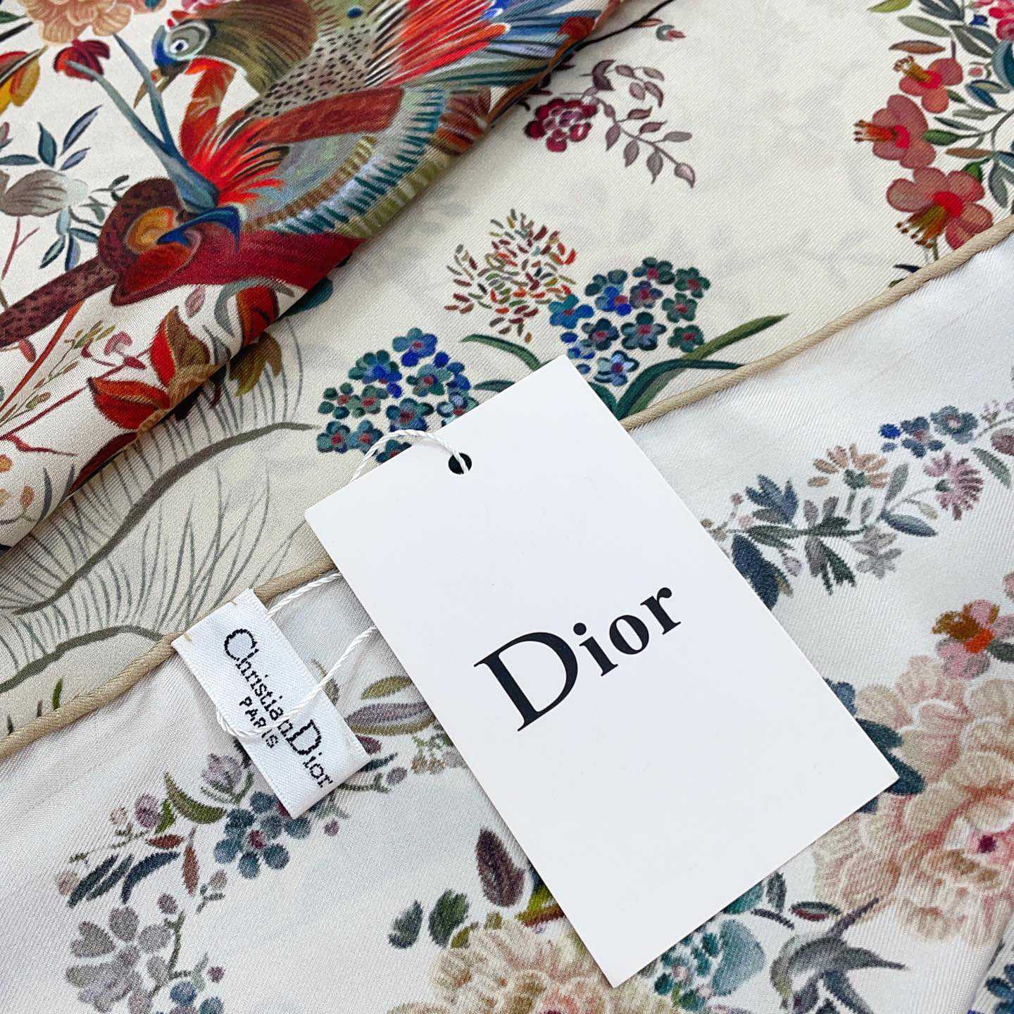 Dior Jardin d'Hiver 90 Square Scarf - EUR FASHION