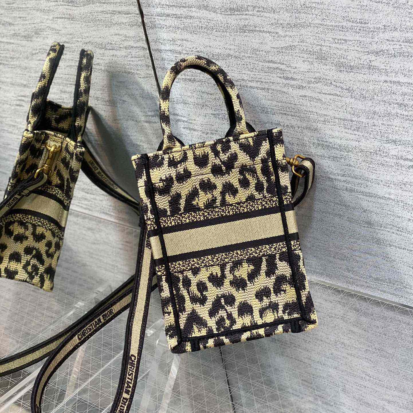 Dior Mini Dior Book Tote Phone Bag - EUR FASHION