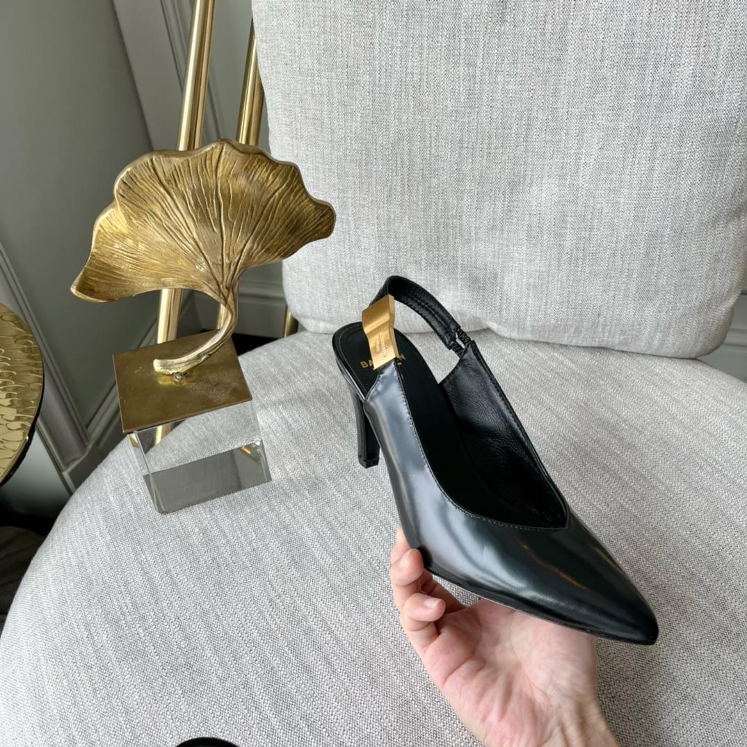 Balmain Tara Leather Pumps - EUR FASHION