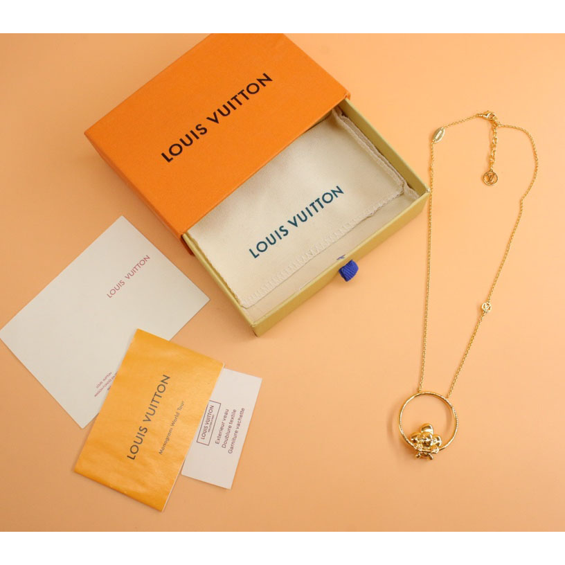Louis Vuitton Vivienne Swinging  Necklace    M00799 - EUR FASHION