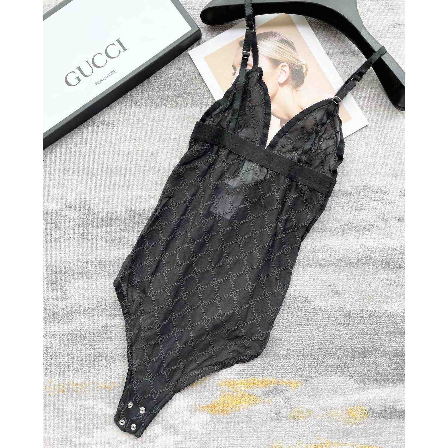 Gucci GG Tulle Bodysuit - EUR FASHION