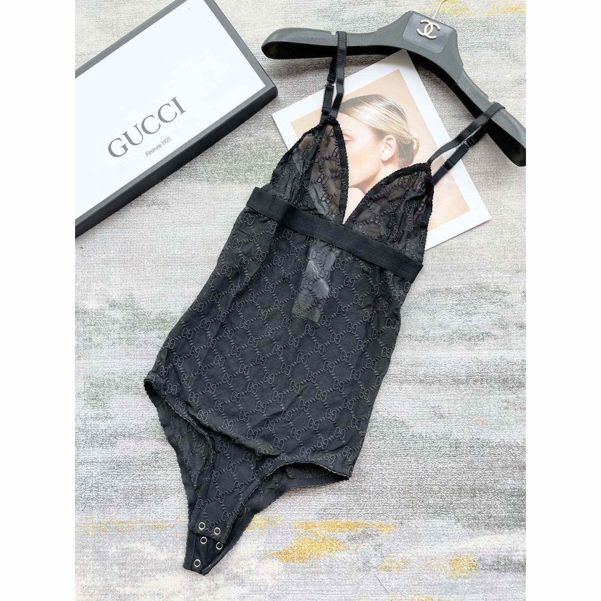 Gucci GG Tulle Bodysuit - EUR FASHION