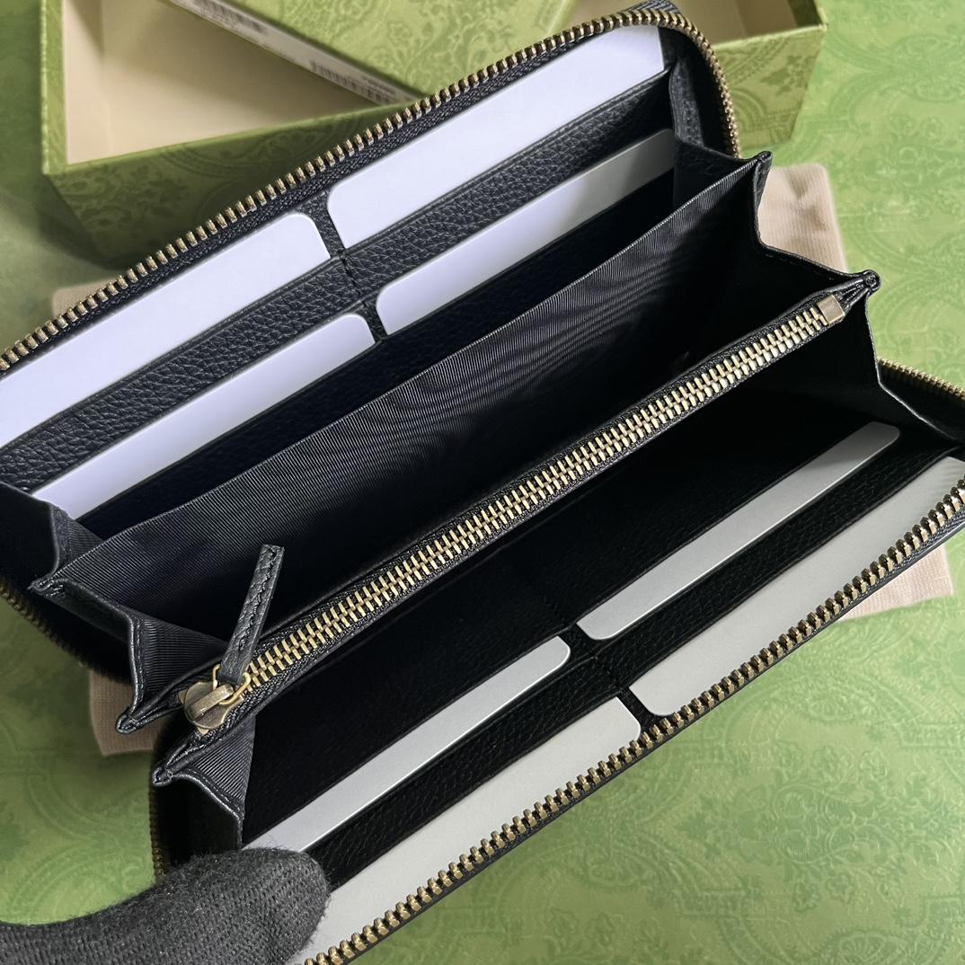 Gucci Zip Around Wallet With Bamboo(19.5*11*3cm) - EUR FASHION