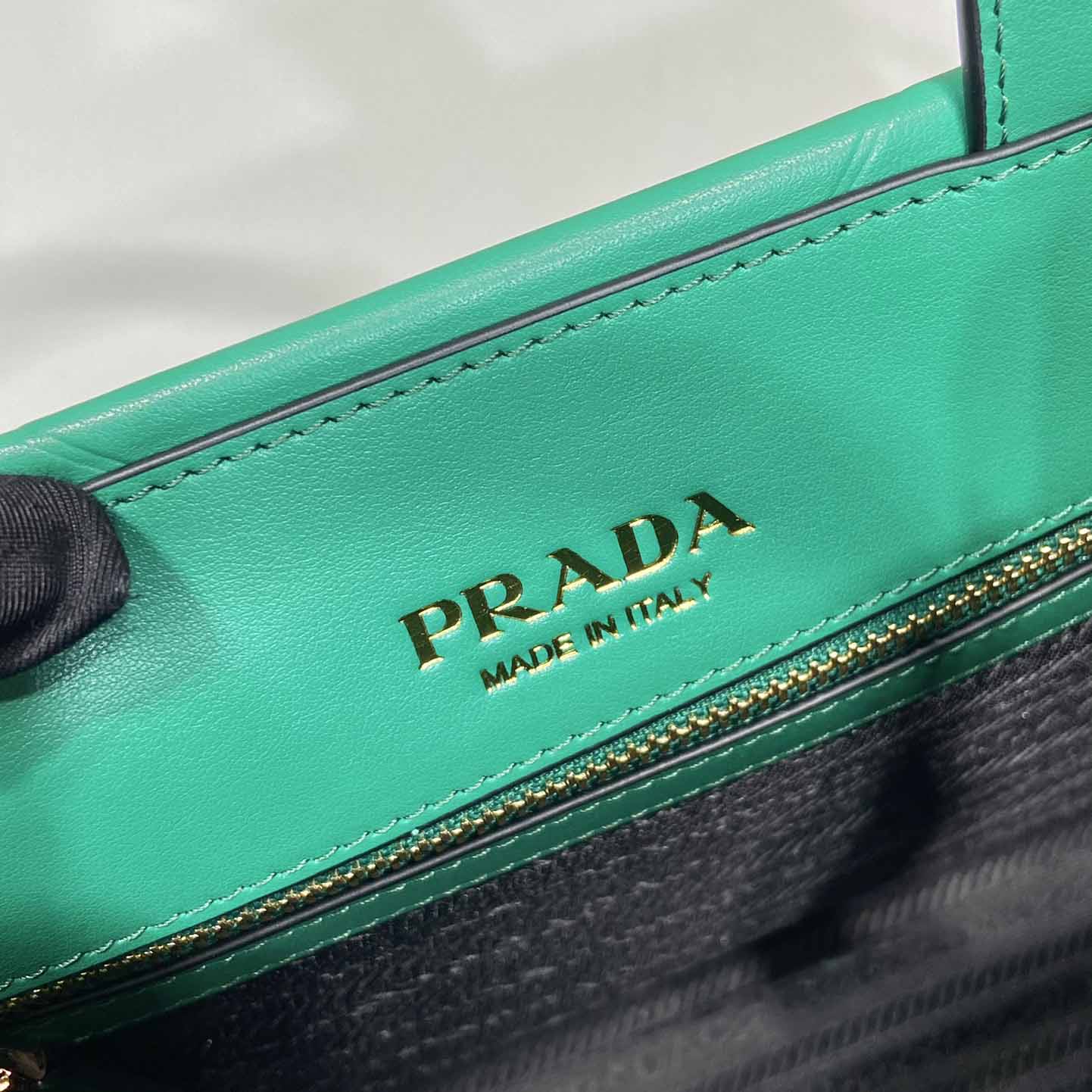 Prada Small Leather Prada Symbole Bag With Topstitching - EUR FASHION