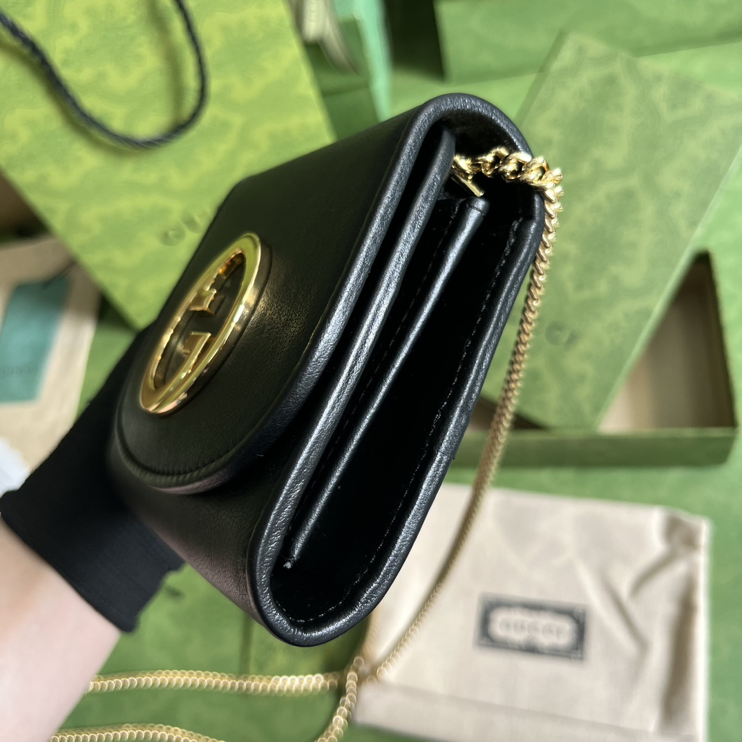 Gucci Blondie Medium Chain Wallet(12.5-11-2.5cm) - EUR FASHION