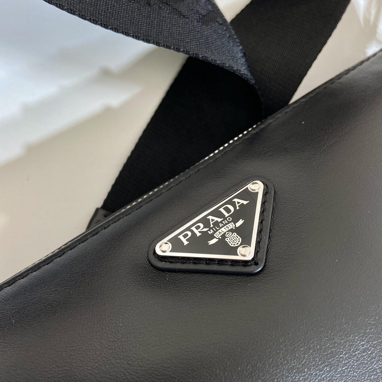 Prada Triangle Leather Bag - EUR FASHION