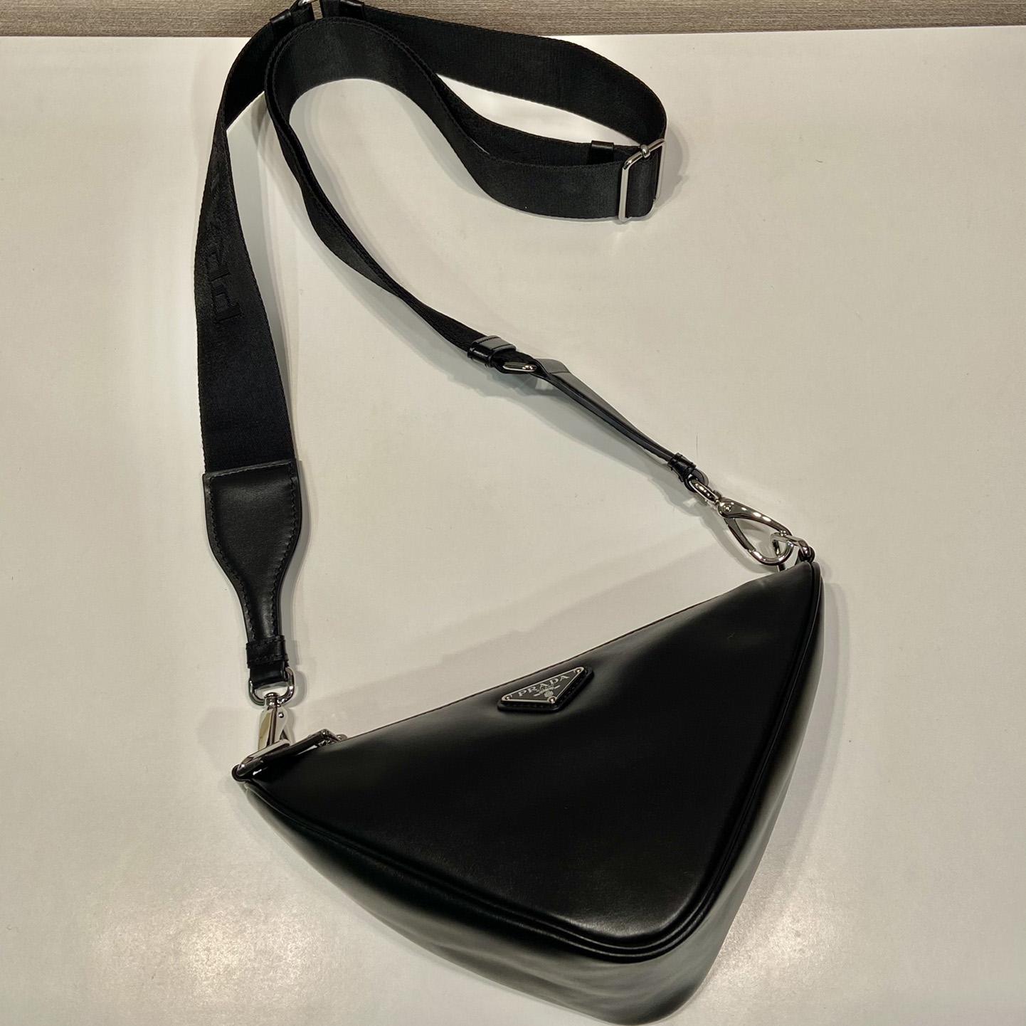 Prada Triangle Leather Bag - EUR FASHION