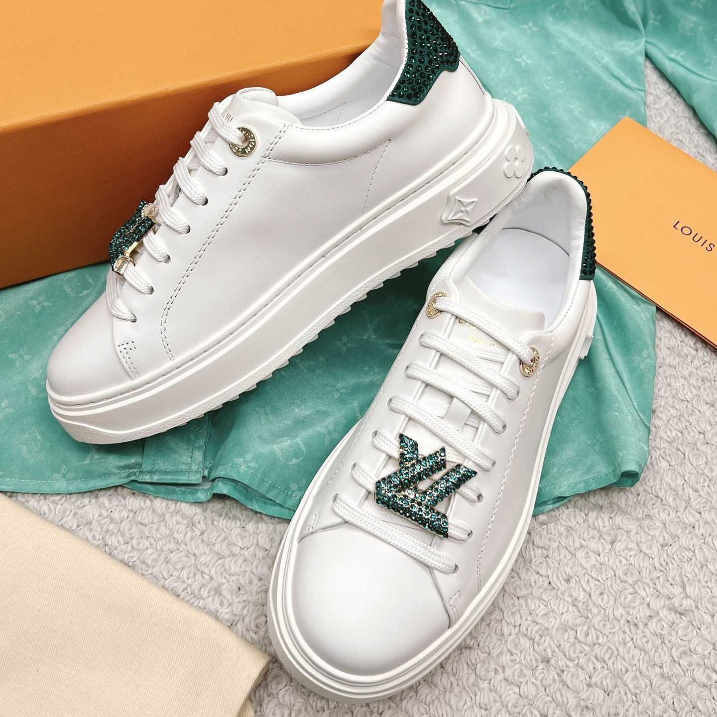 Louis Vuitton Time Out Sneaker (upon uk size)   - EUR FASHION