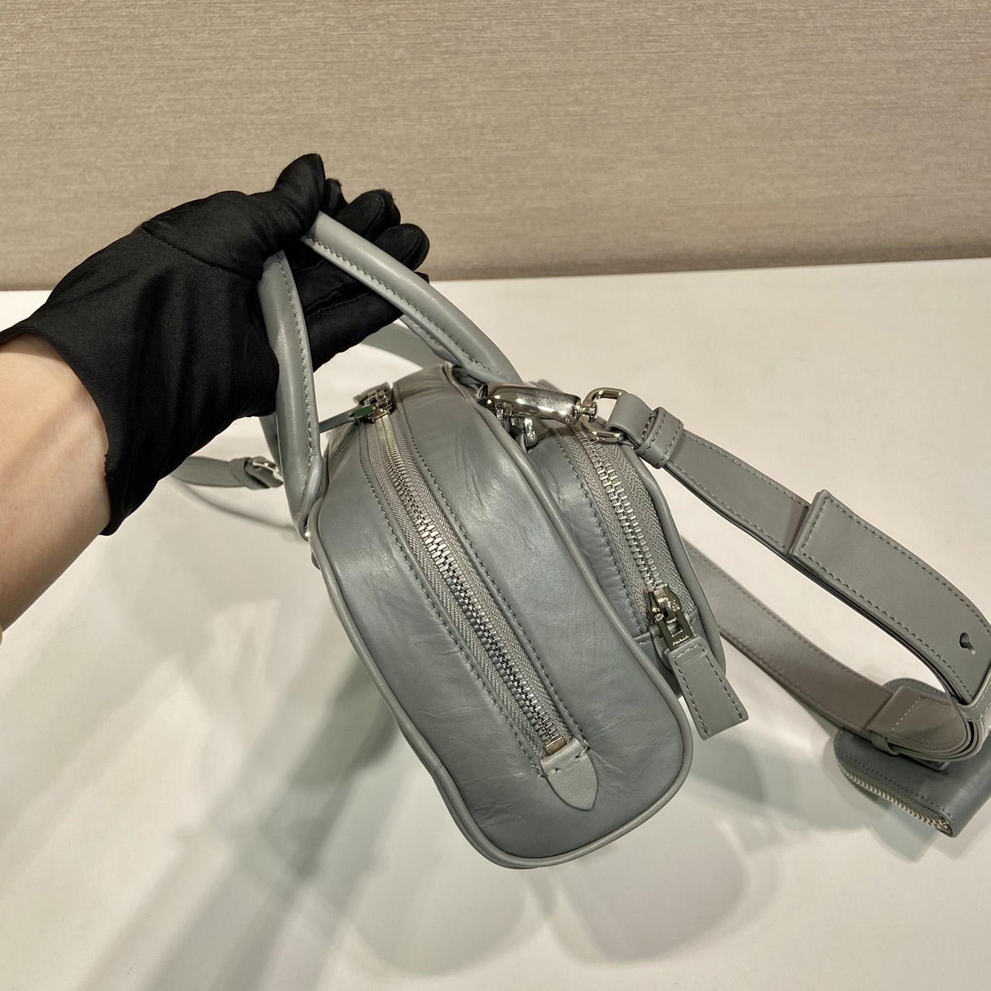 Prada Antique Nappa Leather Multi-pocket Top-handle Bag - EUR FASHION