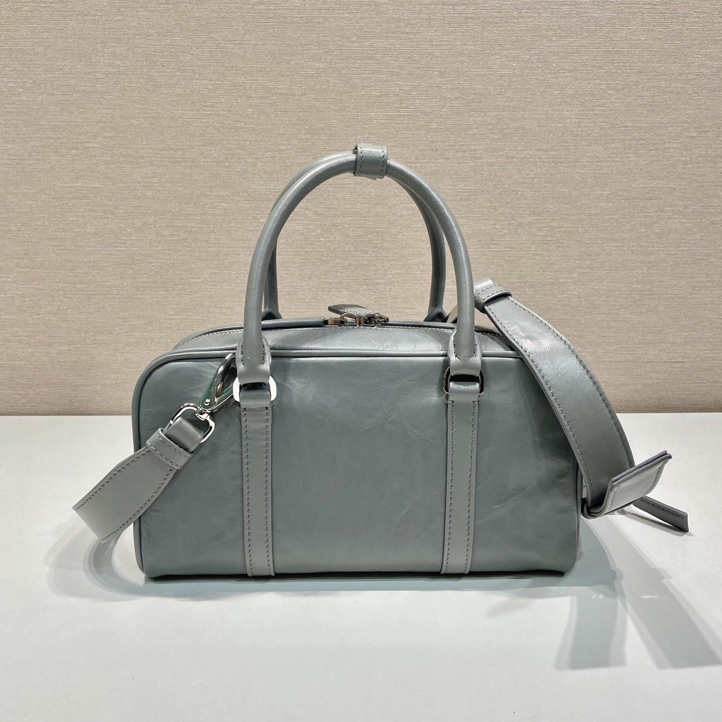 Prada Antique Nappa Leather Multi-pocket Top-handle Bag - EUR FASHION