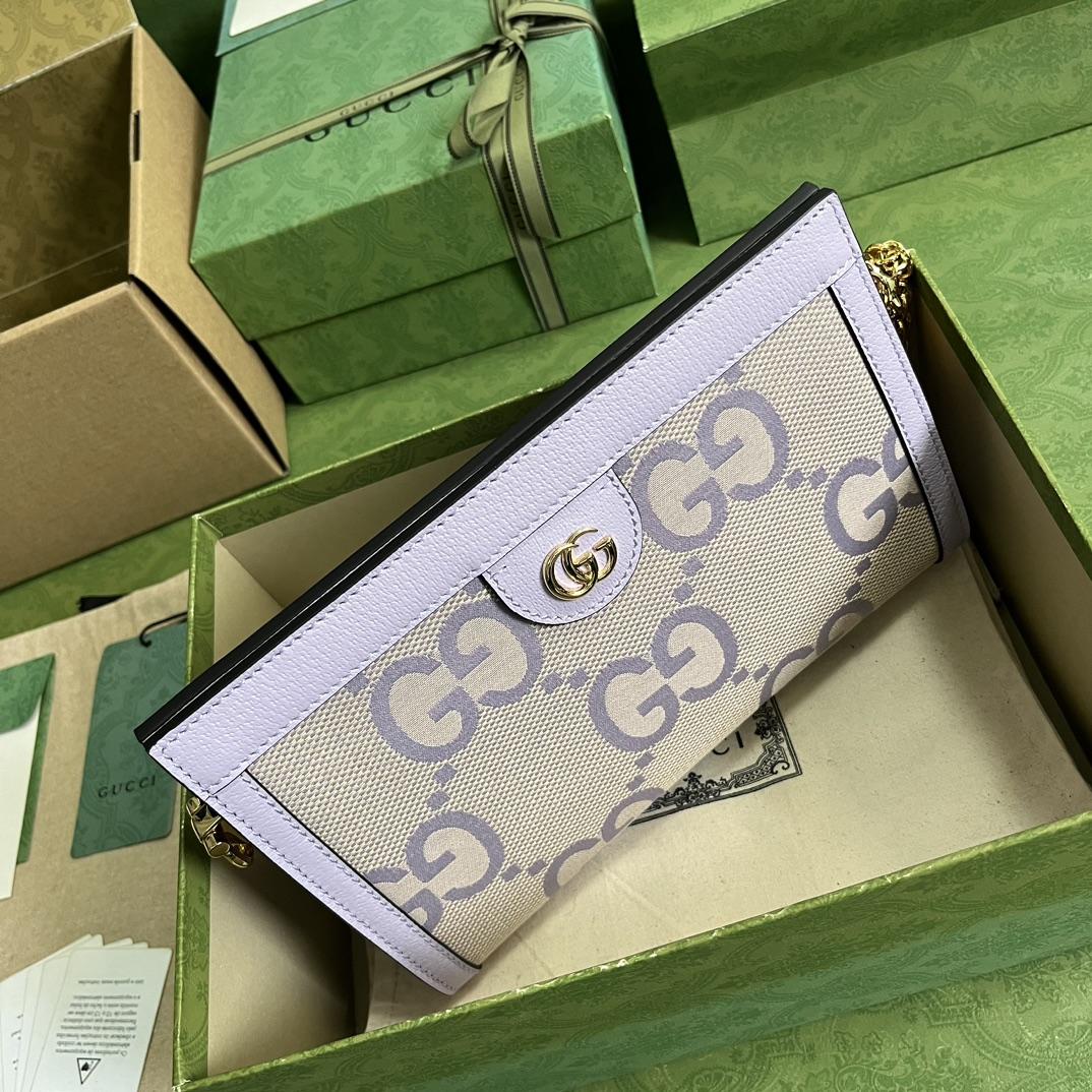 Gucci Ophidia Jumbo GG Small Shoulder Bag(26-17.5-8cm)  - EUR FASHION