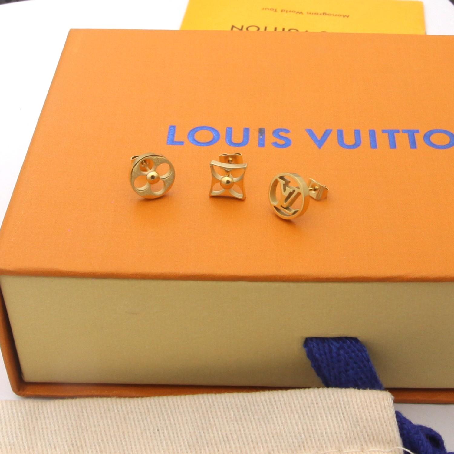 Louis Vuitton Crazy in Lock Earrings Set   M00395 - EUR FASHION