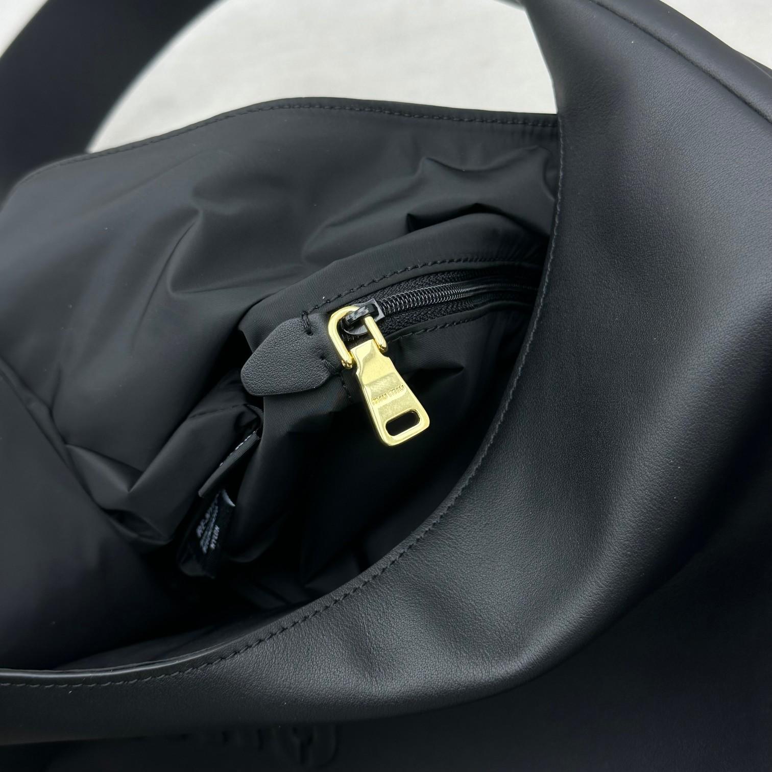 Miu Miu Leather Hobo Bag - EUR FASHION