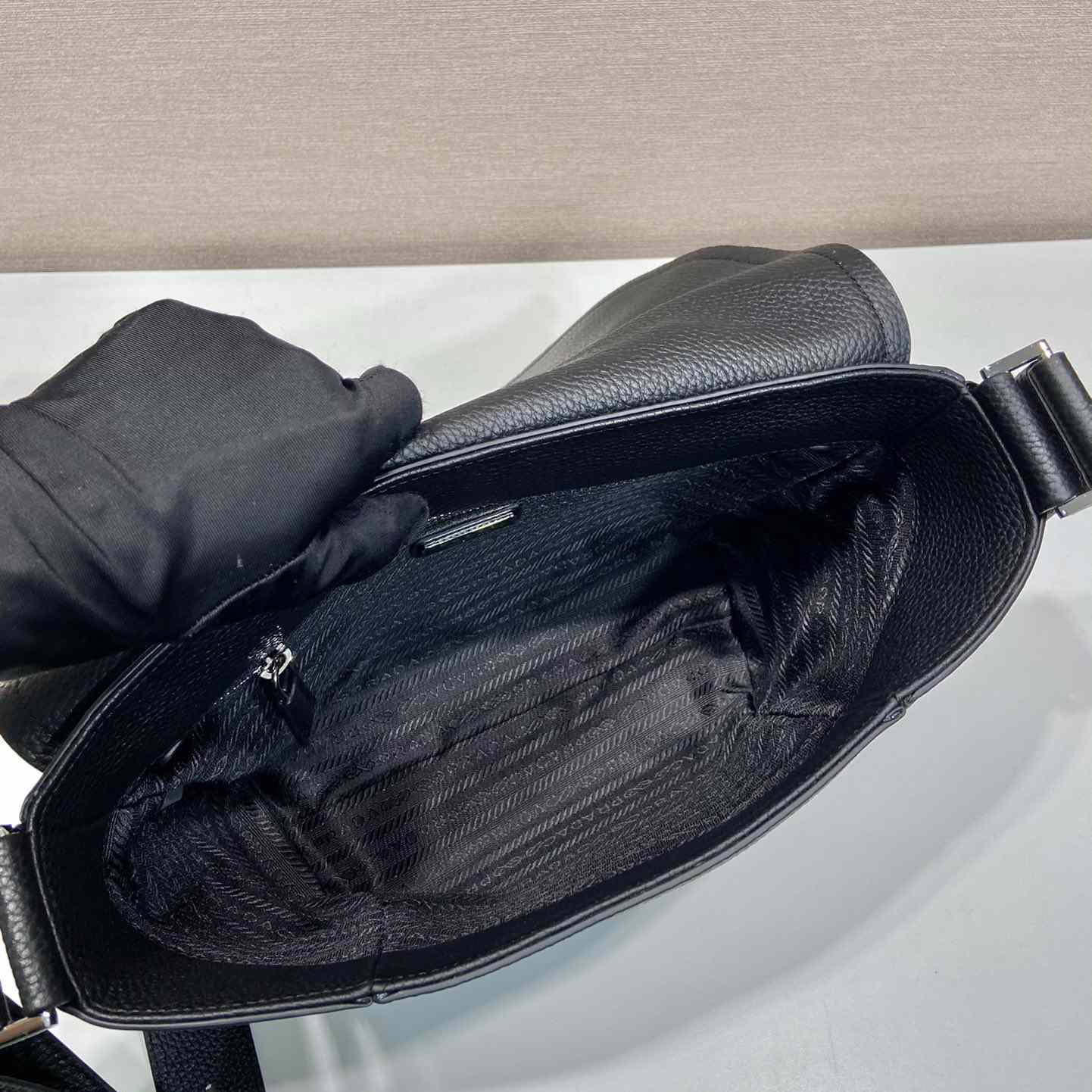 Prada Leather Bag With Shoulder Strap - EUR FASHION