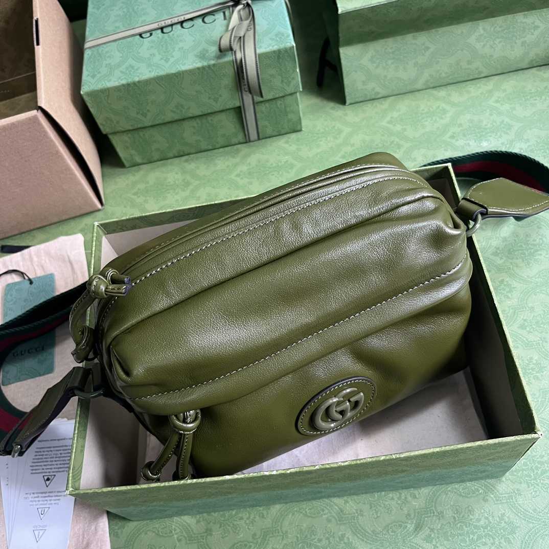 Gucci Shoulder Bag With Tonal Double G(23.5-15.5-8cm) - EUR FASHION