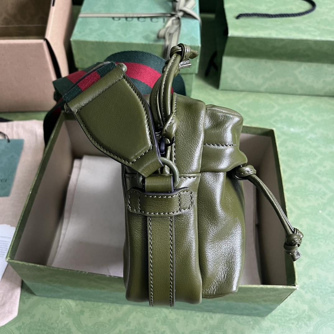 Gucci Shoulder Bag With Tonal Double G(23.5-15.5-8cm) - EUR FASHION