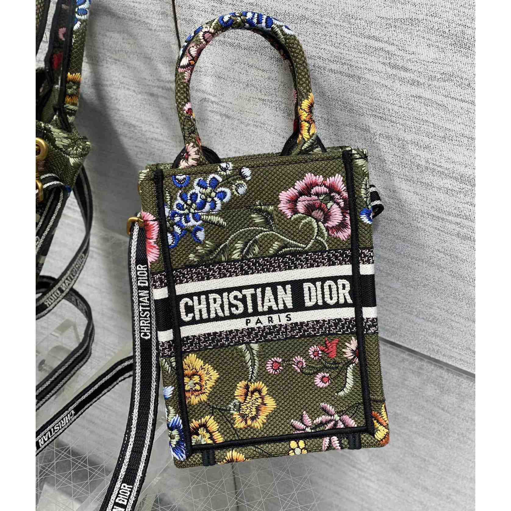 Dior Mini Dior Book Tote Phone Bag - EUR FASHION