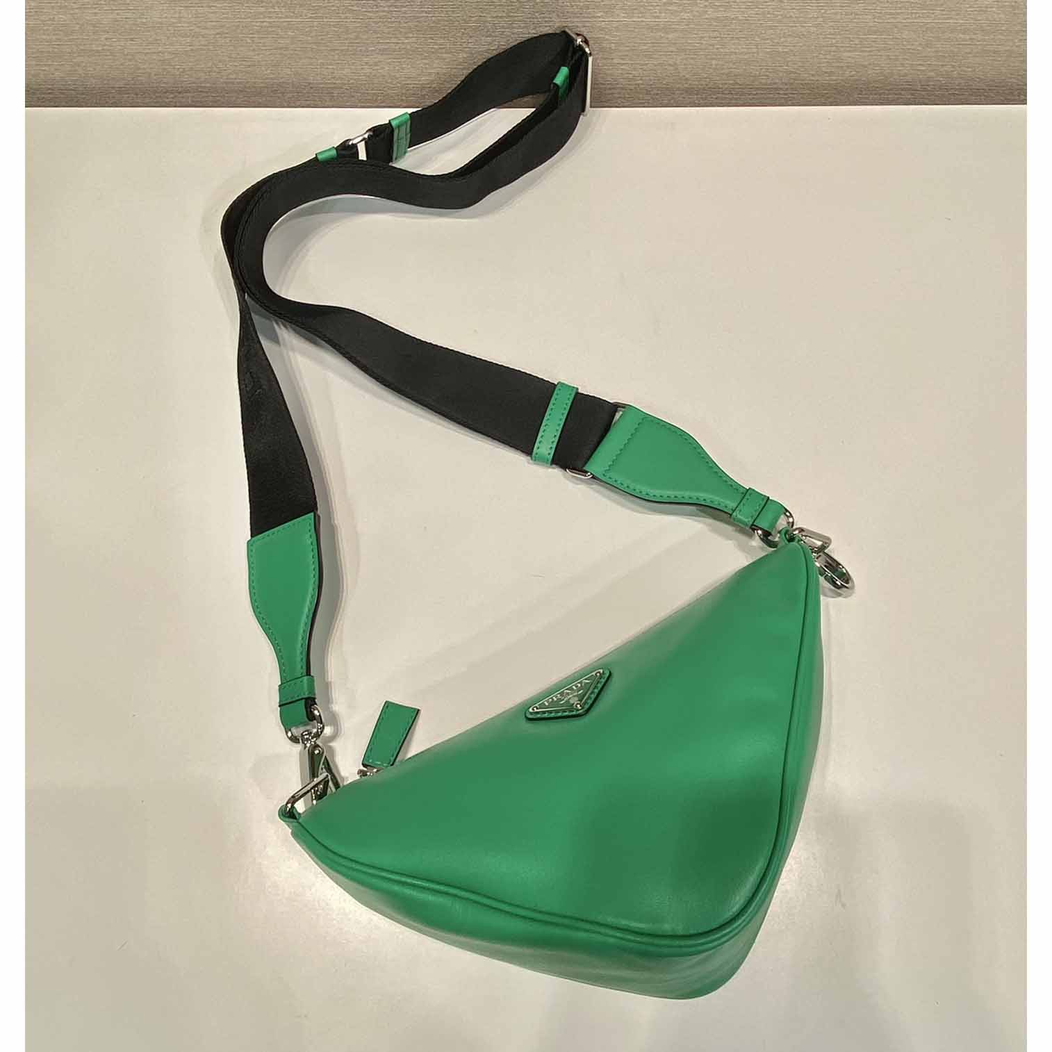 Prada Triangle Leather Bag - EUR FASHION