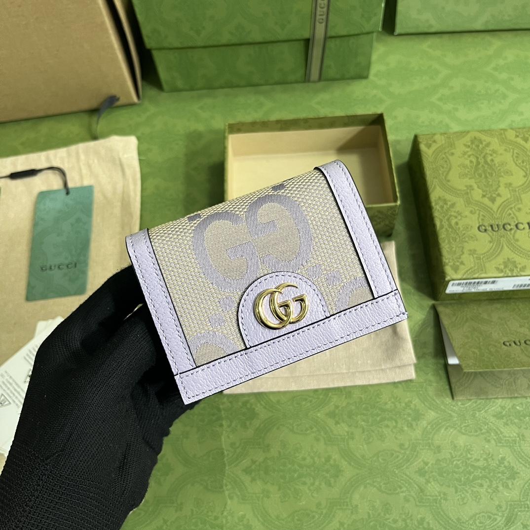 Gucci Ophidia Jumbo GG Card Case - EUR FASHION