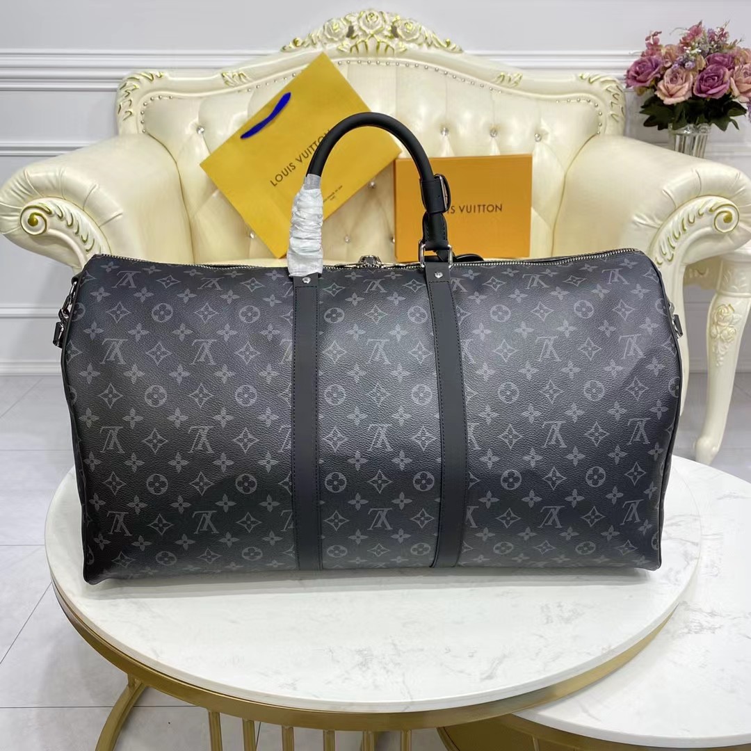 Louis Vuitton keepall 55 Monogram Eclipse(55-24-30CM) - EUR FASHION