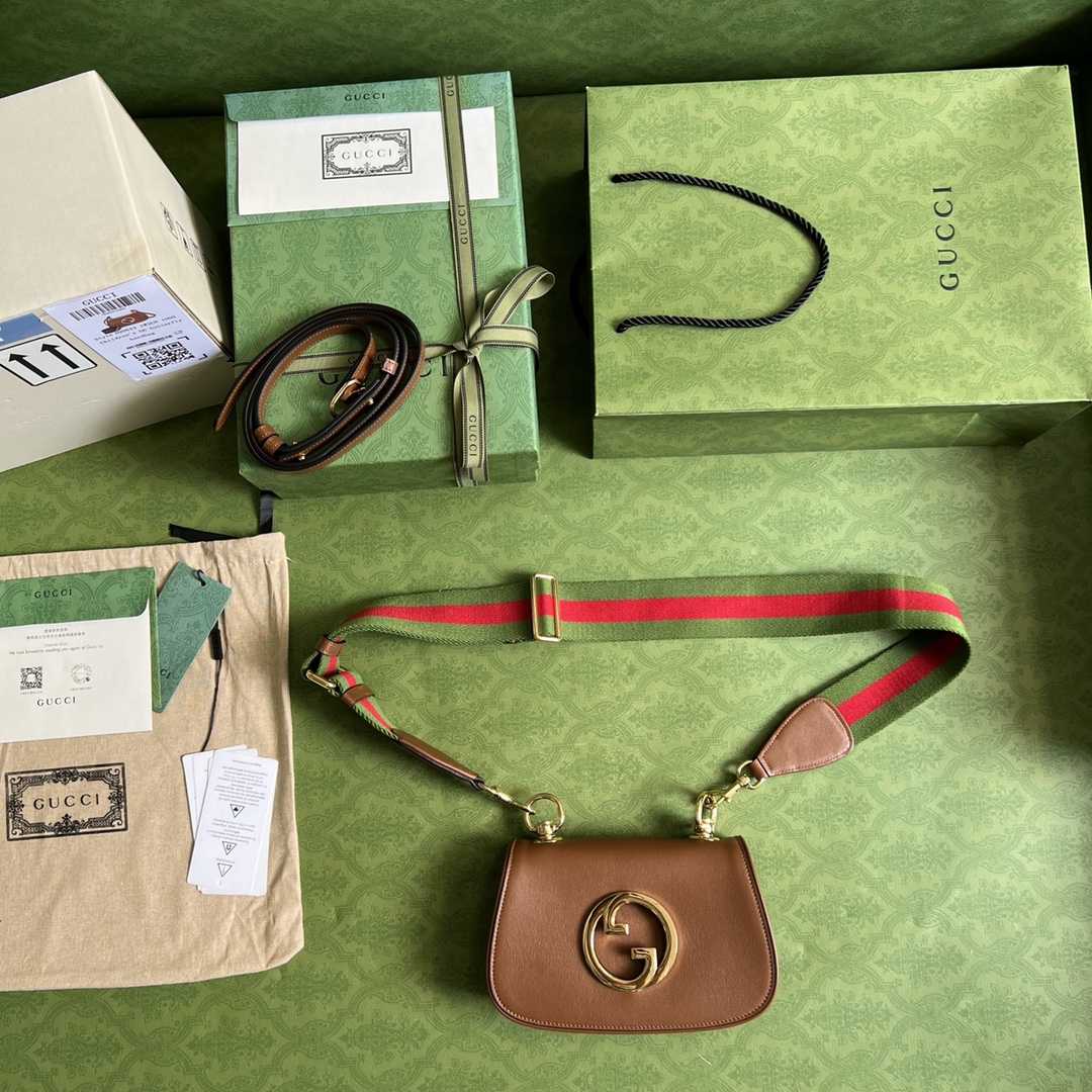 Gucci Blondie Mini Bag(22*13*5.5cm) - EUR FASHION