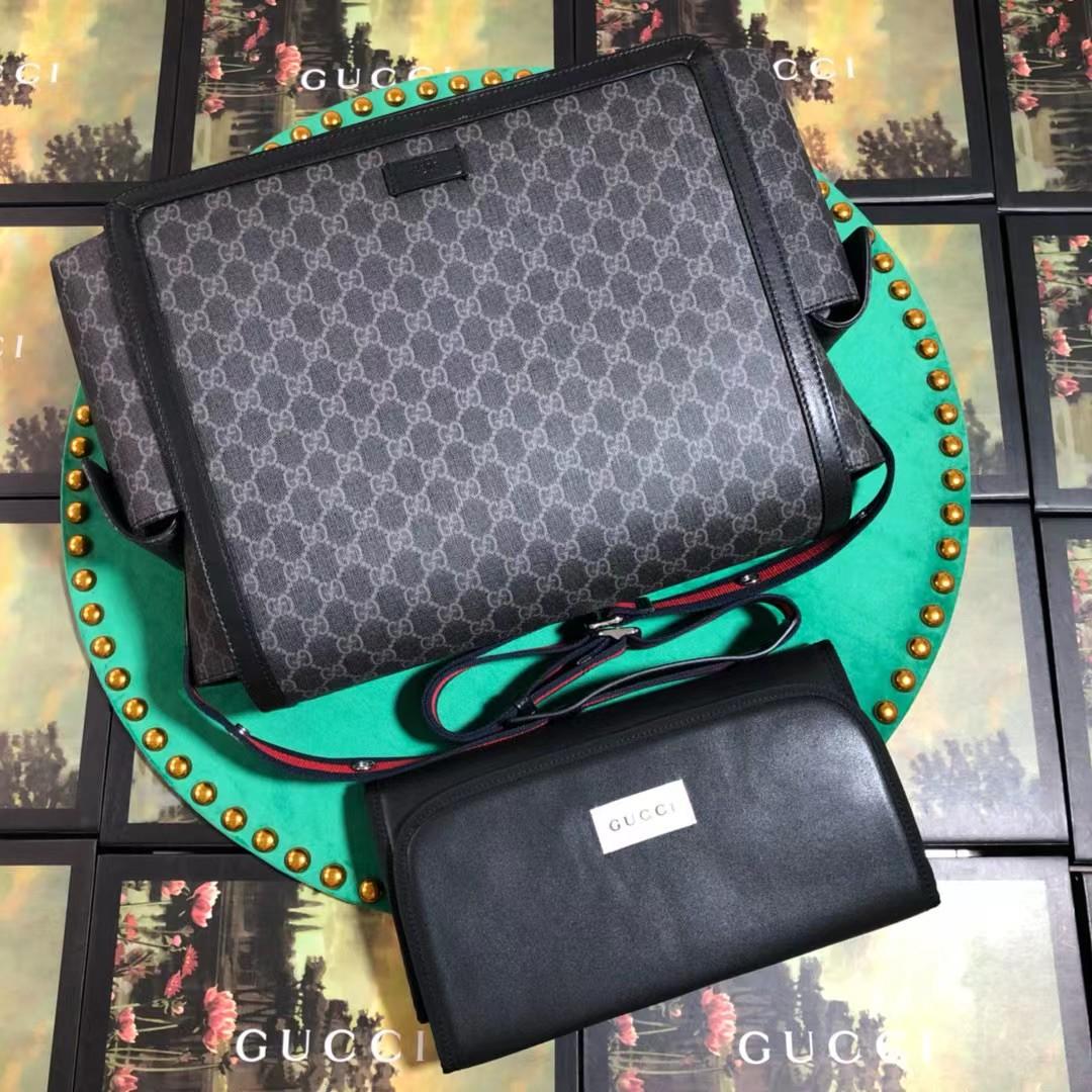 Gucci GG Supreme Diaper Bag(44-28-14cm) - EUR FASHION