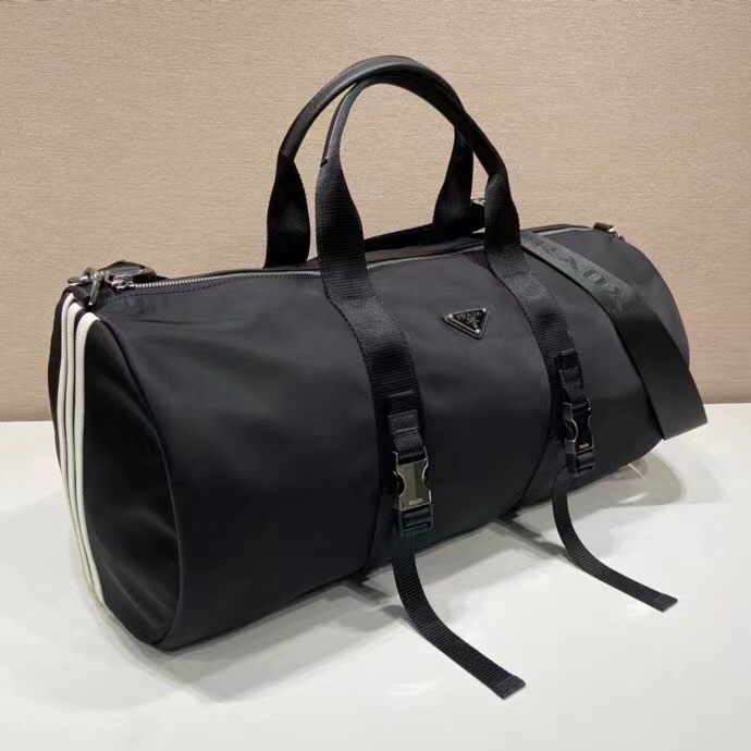 Prada  Nylon And Saffiano Leather Duffle Bag - EUR FASHION