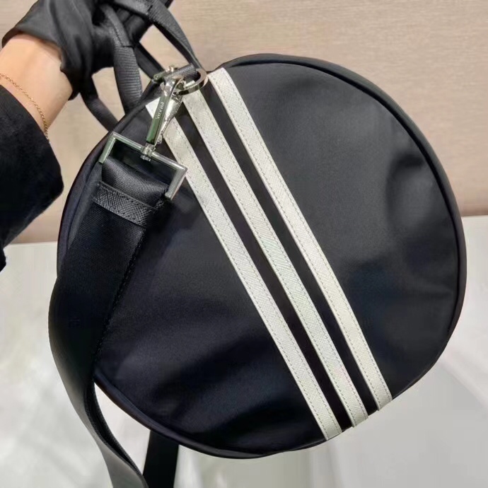 Prada  Nylon And Saffiano Leather Duffle Bag - EUR FASHION