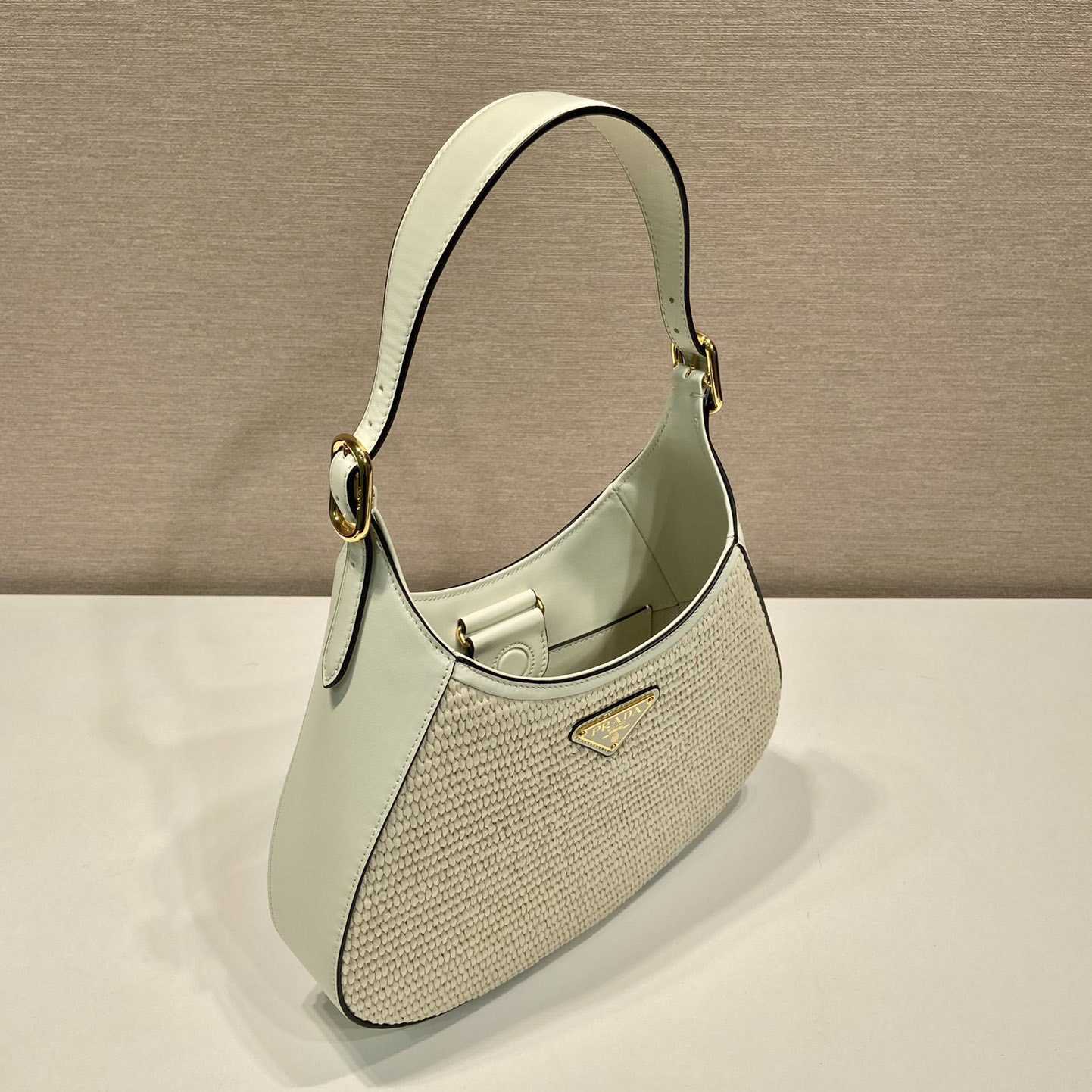 Prada Fabric And Leather Shoulder Bag - EUR FASHION