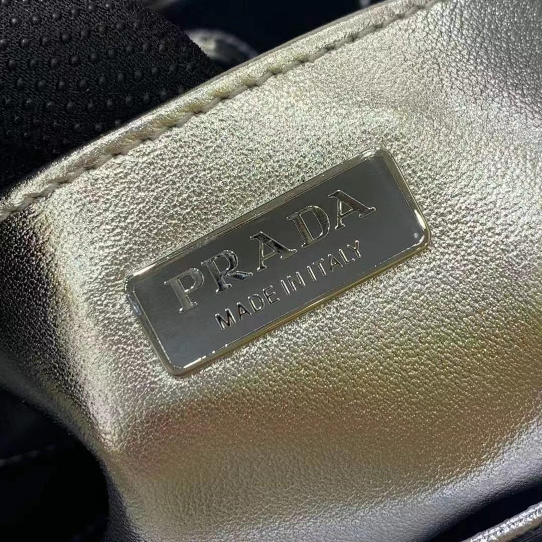 Prada Cleo Brushed Leather Shoulder Bag - EUR FASHION