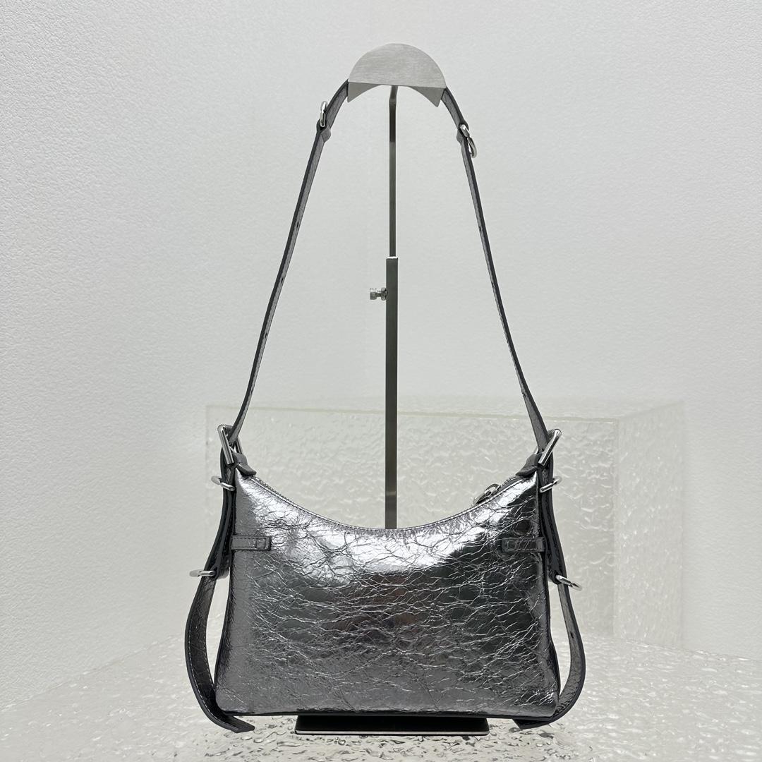 Givenchy Mini Voyou Bag In Laminated Leather (18X24x3.5cm) - EUR FASHION