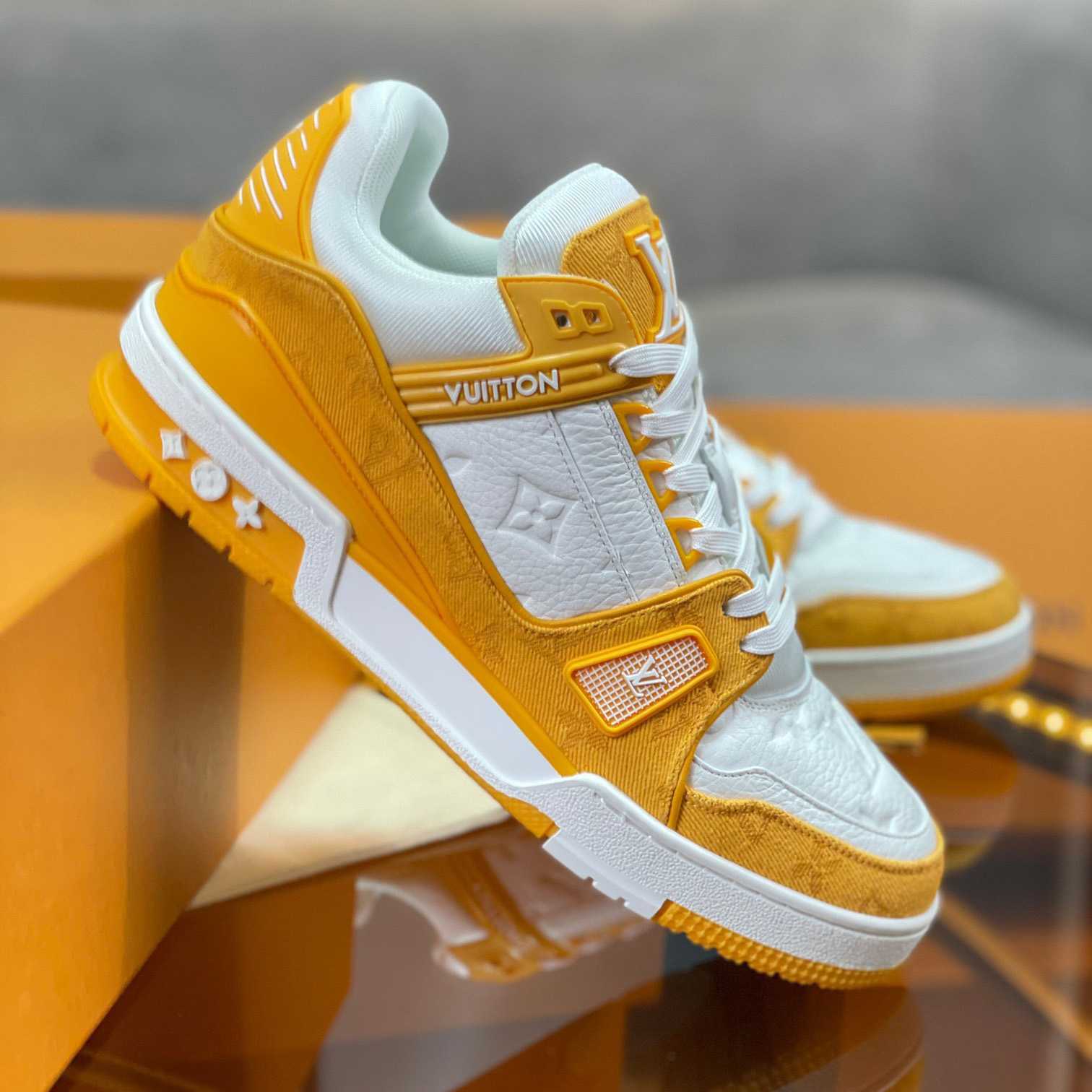 Louis Vuitton Lv Trainer Sneaker (Upon UK Size)  1AARF8 - EUR FASHION