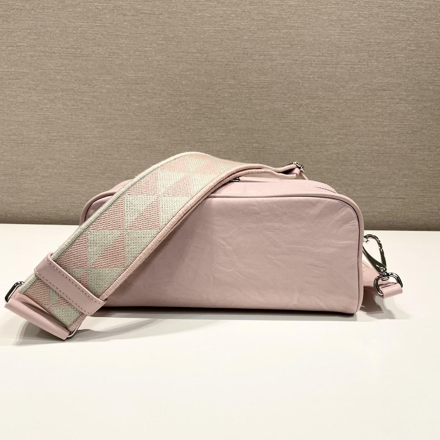 Prada Nappa Antique Leather Multi-pocket Shoulder Bag - EUR FASHION