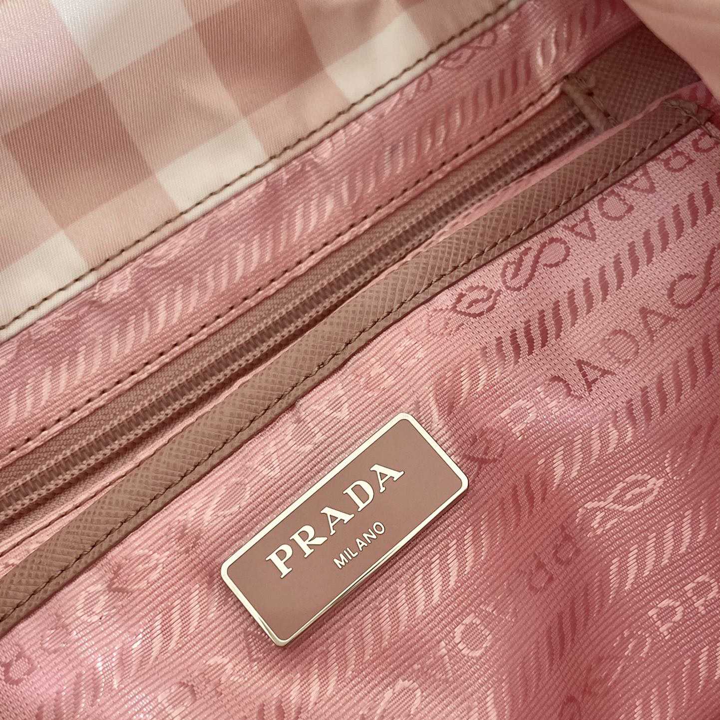 Prada Small Printed Re-Nylon Backpack - EUR FASHION