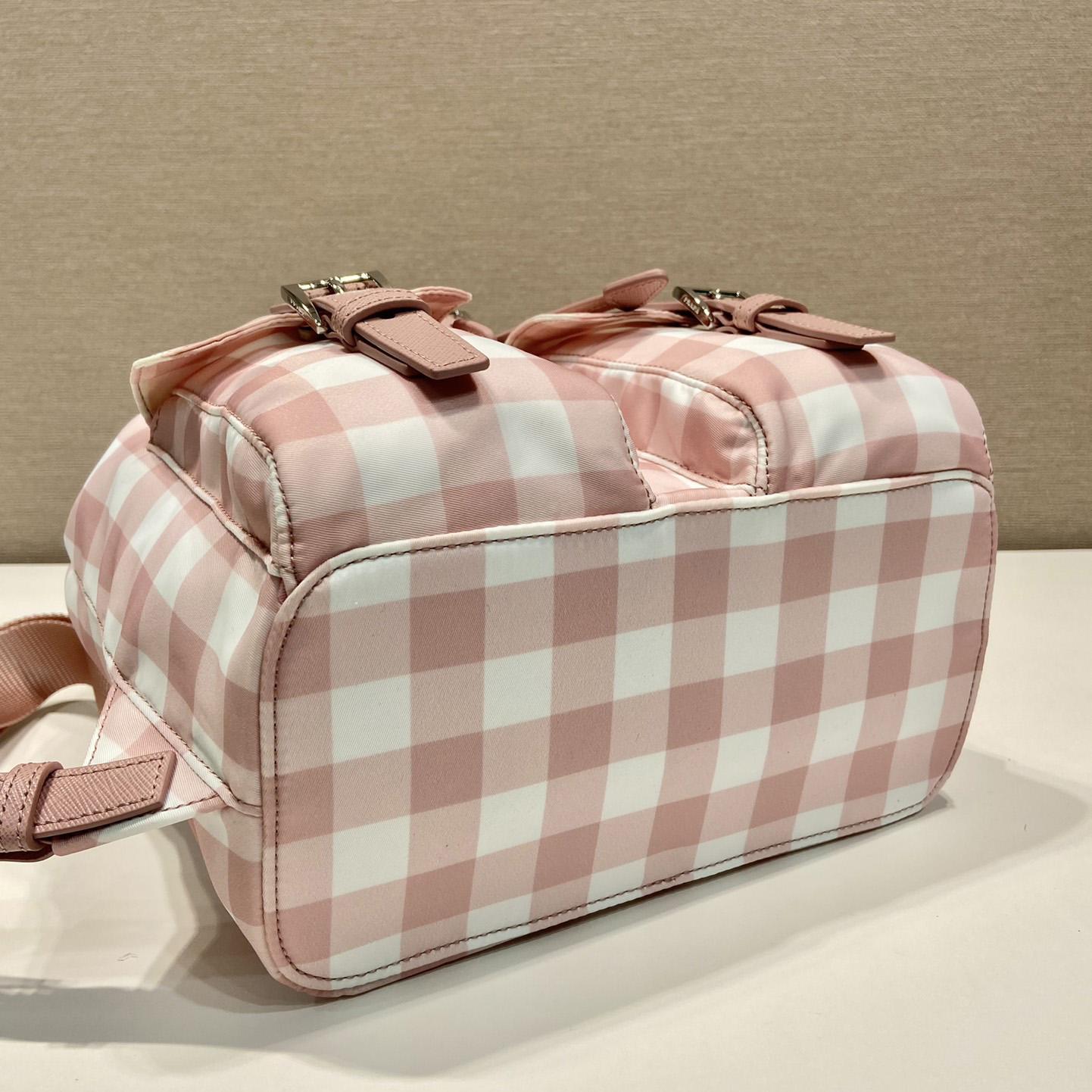 Prada Small Printed Re-Nylon Backpack - EUR FASHION