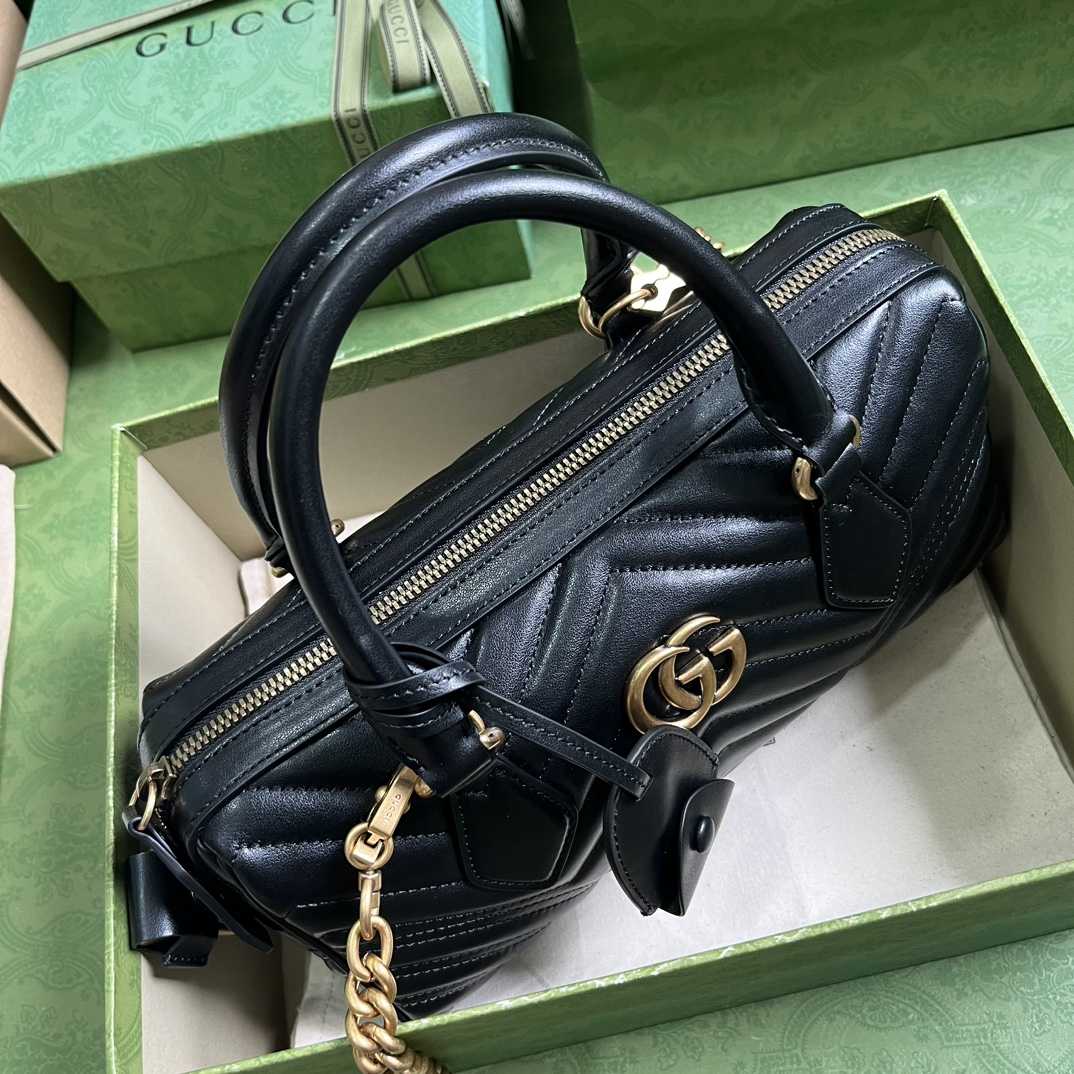 Gucci GG Marmont Small Top Handle Bag(27-13.5-10cm) - EUR FASHION