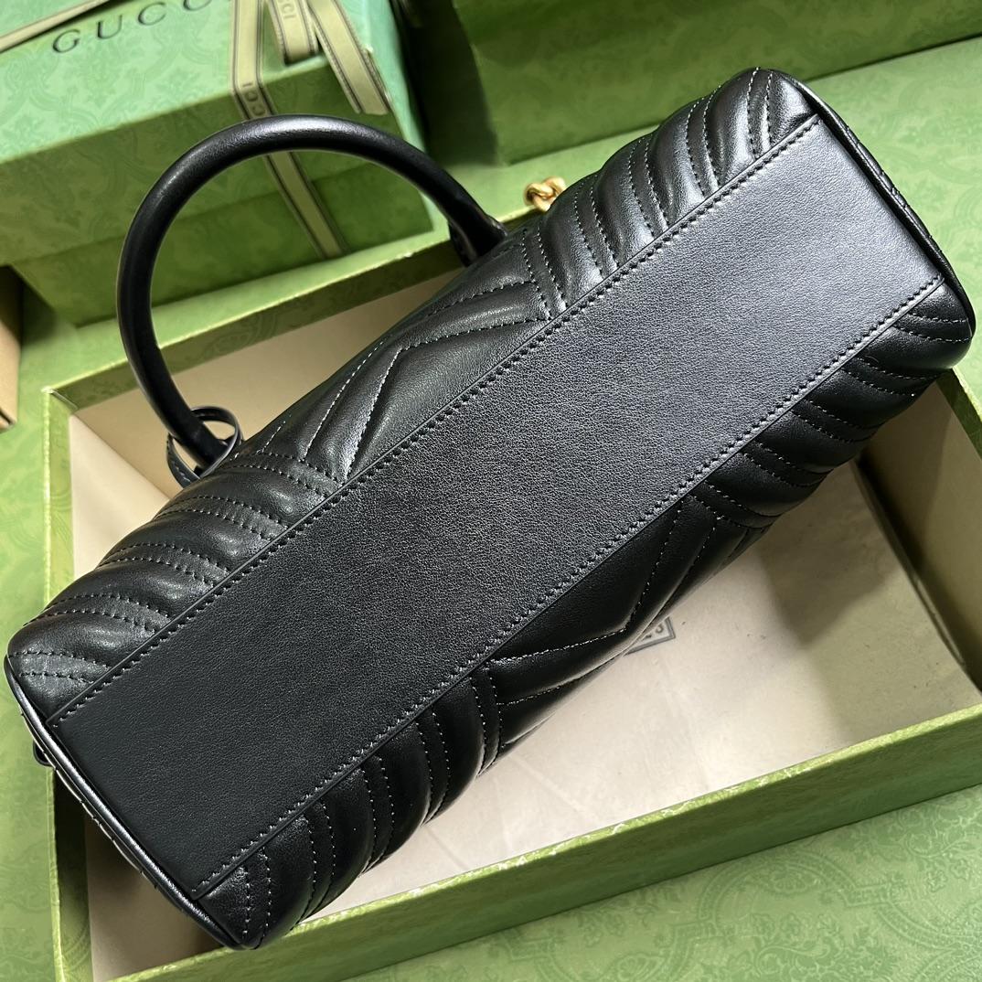 Gucci GG Marmont Small Top Handle Bag(27-13.5-10cm) - EUR FASHION