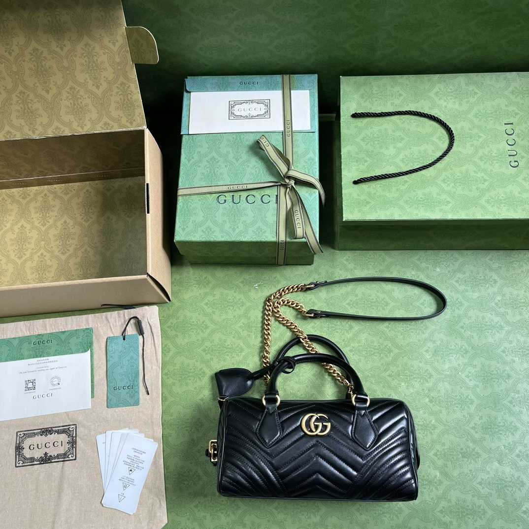 Gucci GG Marmont Small Top Handle Bag(27-13.5-10cm) - EUR FASHION
