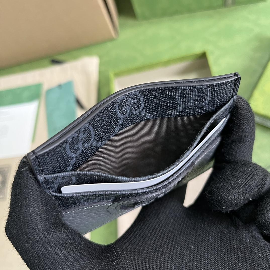 Gucci Card Case With Cut-out Interlocking G(10-7cm)    - EUR FASHION