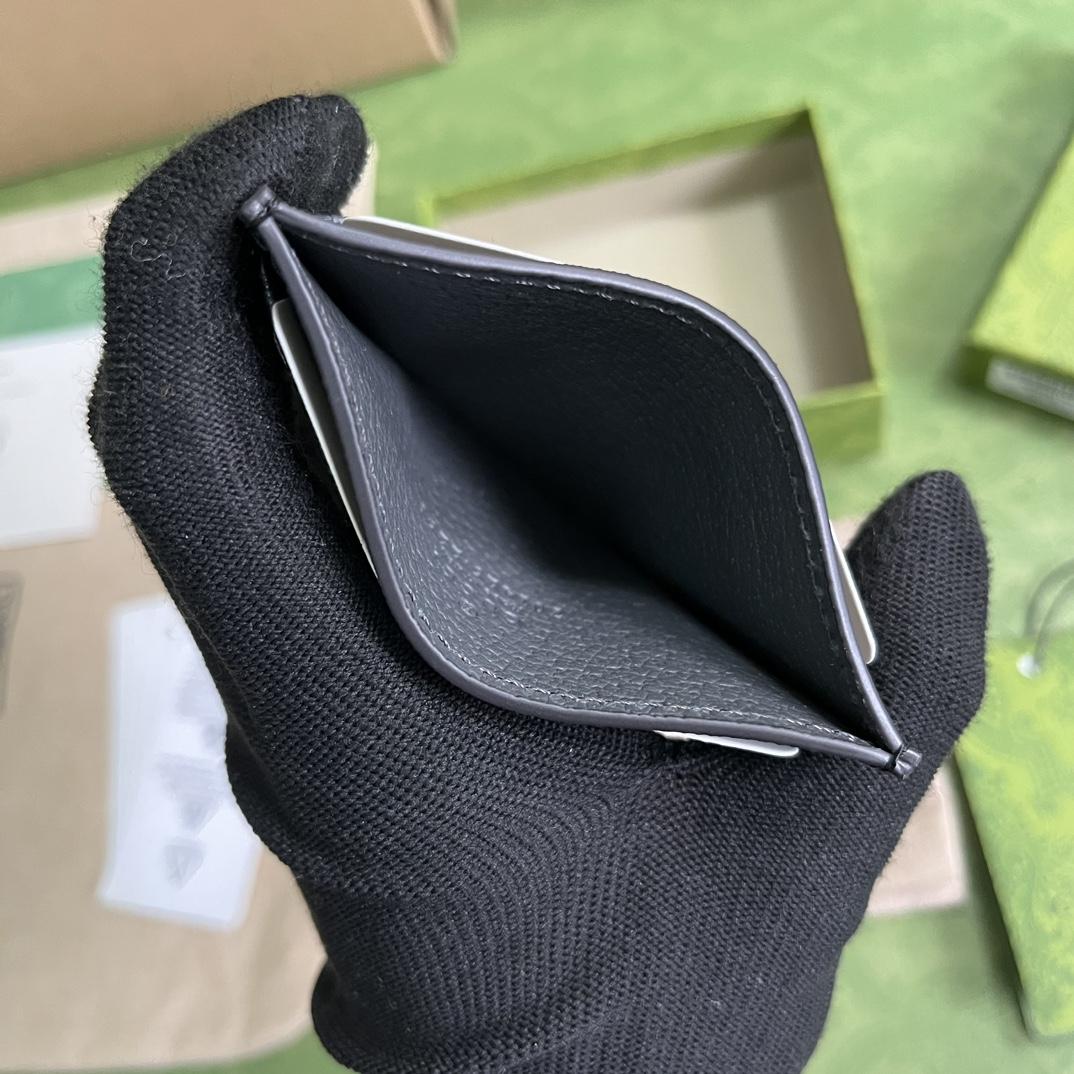 Gucci Card Case With Cut-out Interlocking G(10-7cm)    - EUR FASHION