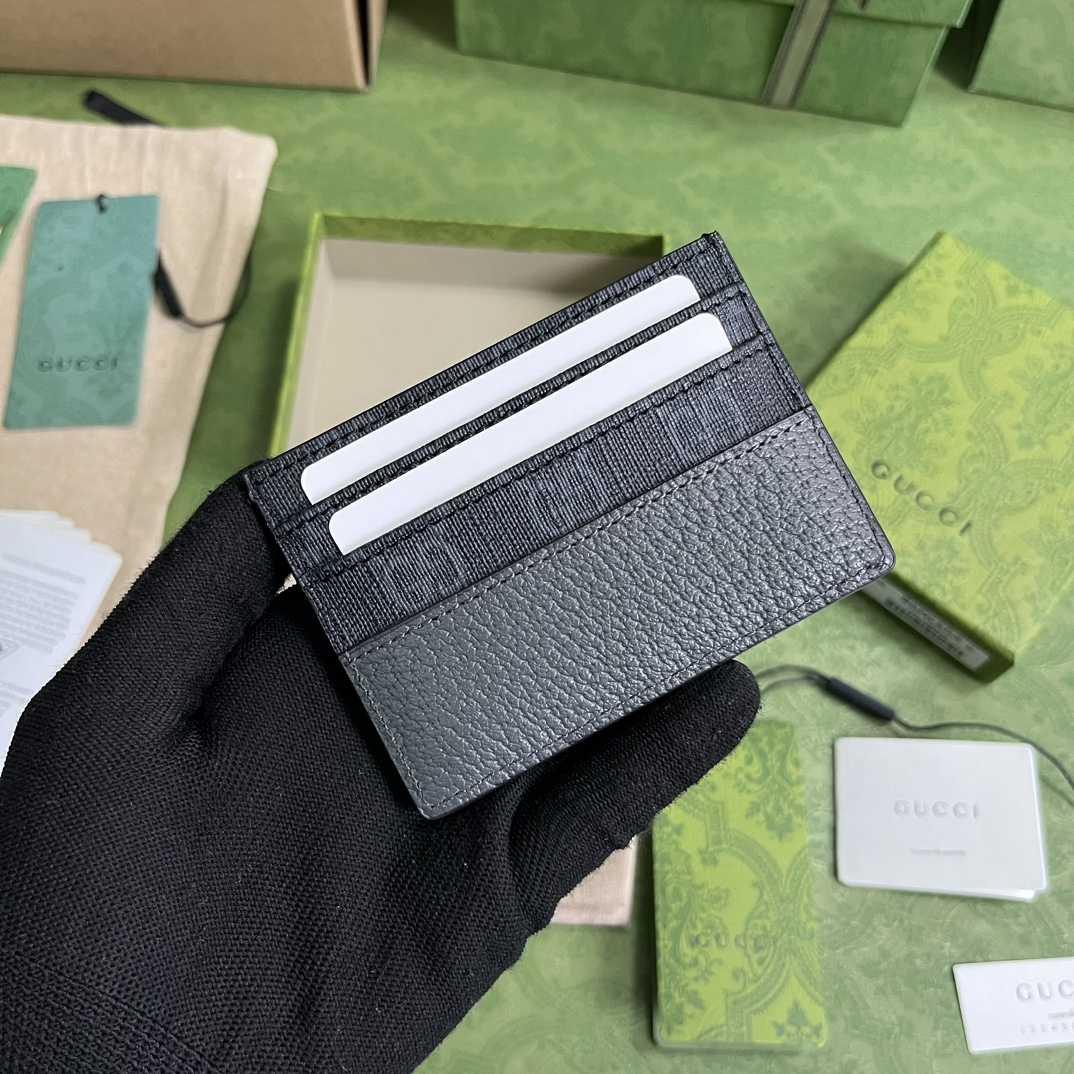 Gucci Card Case With Cut-out Interlocking G(10-7cm)    - EUR FASHION