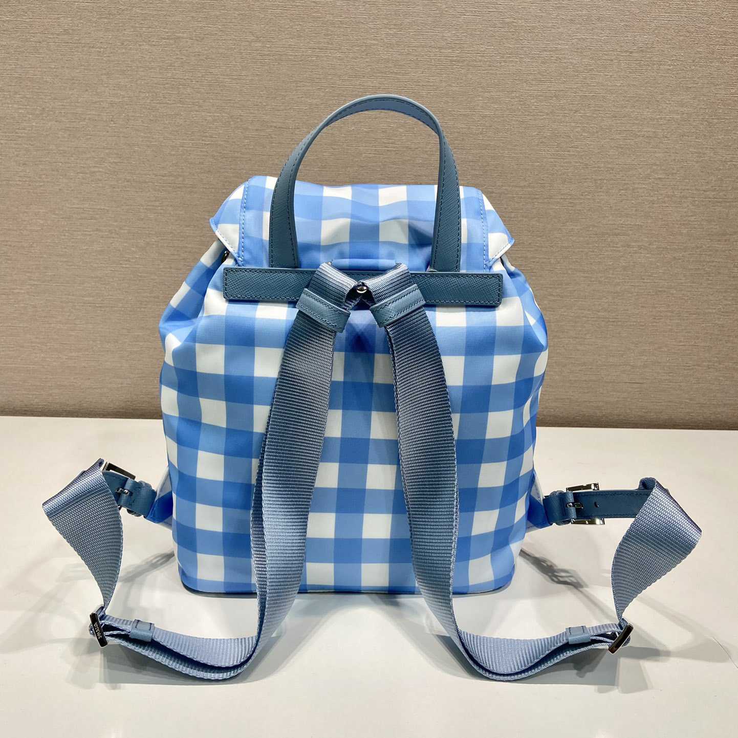 Prada Small Printed Re-Nylon Backpack - EUR FASHION