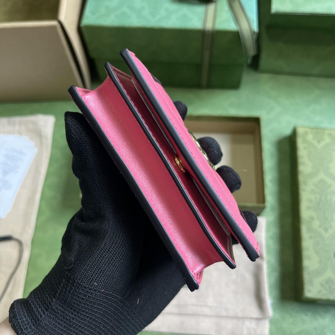 Gucci GG Matelasse Card Case Wallet - EUR FASHION
